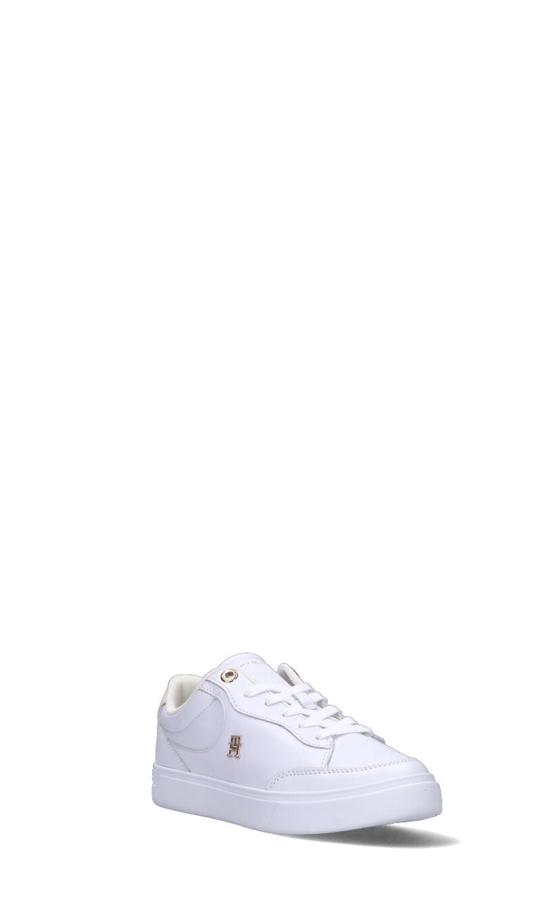 TOMMY HILFIGER Sneaker donna bianca in pelle