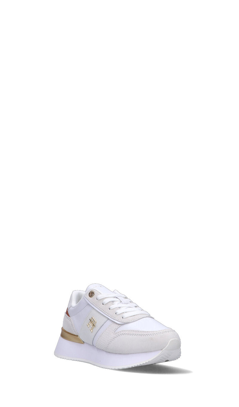 TOMMY HILFIGER Sneaker donna bianca in pelle