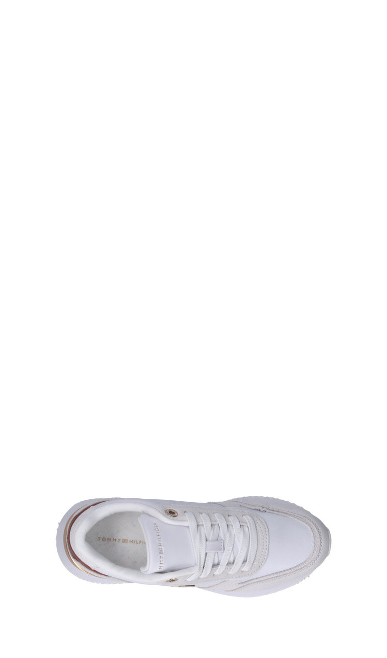 TOMMY HILFIGER Sneaker donna bianca in pelle