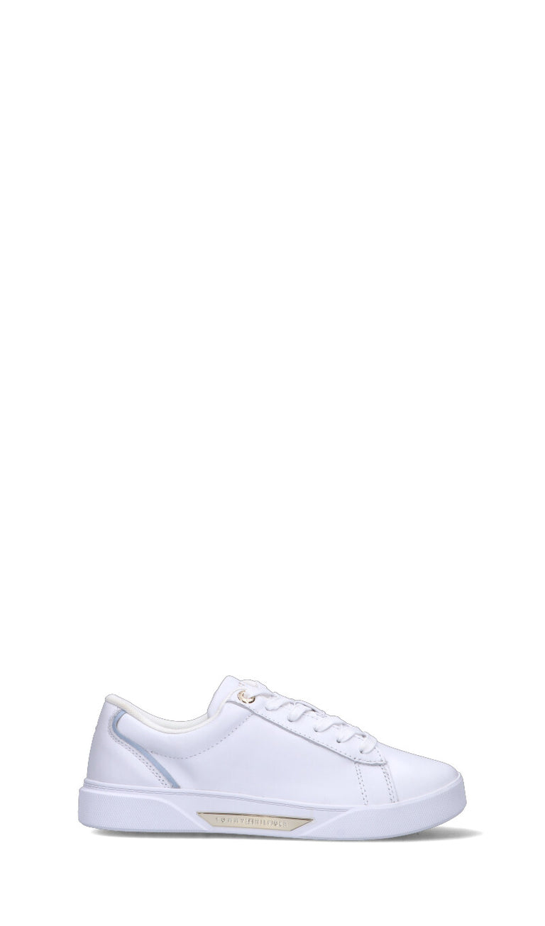 TOMMY HILFIGER Sneaker donna bianca in pelle