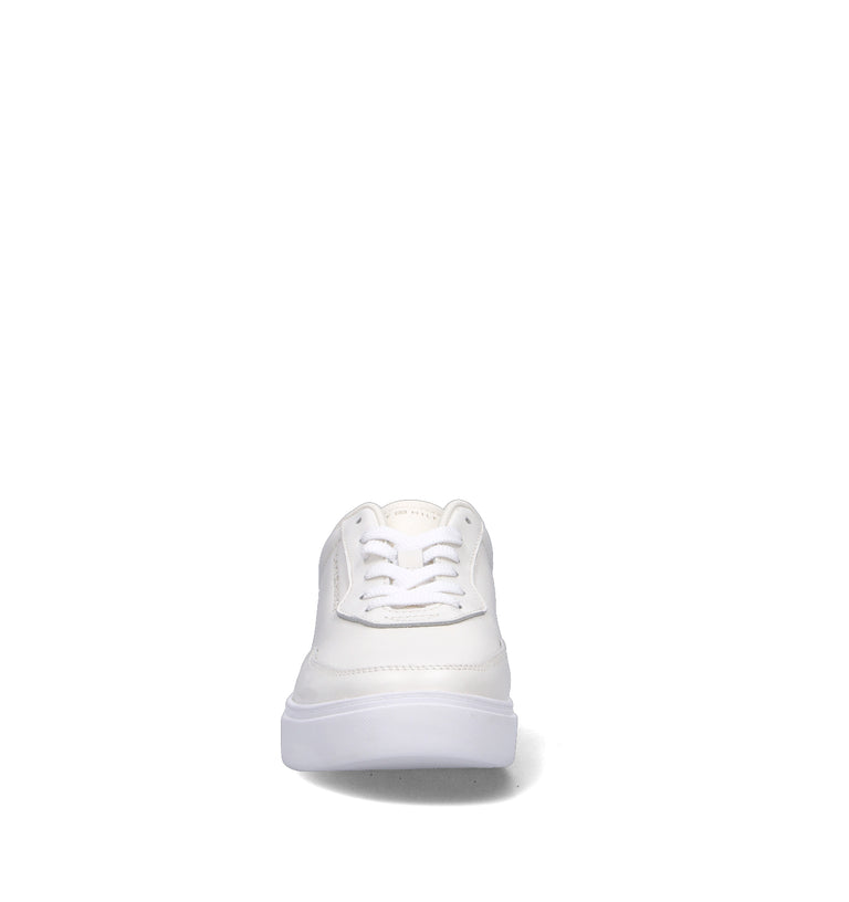 TOMMY HILFIGER Sneaker donna bianca/azzurra in pelle