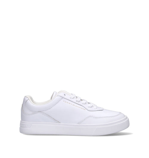 TOMMY HILFIGER Sneaker donna bianca in pelle
