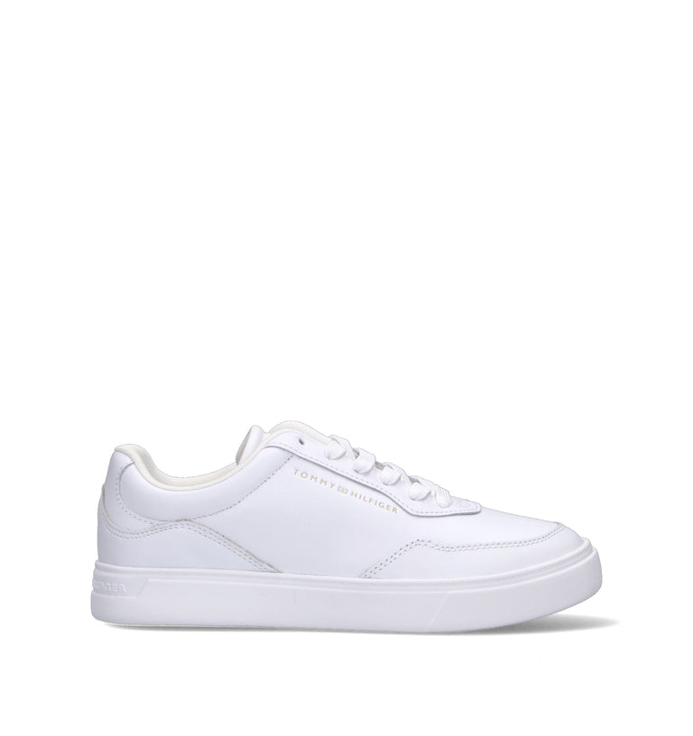 TOMMY HILFIGER Sneaker donna bianca in pelle