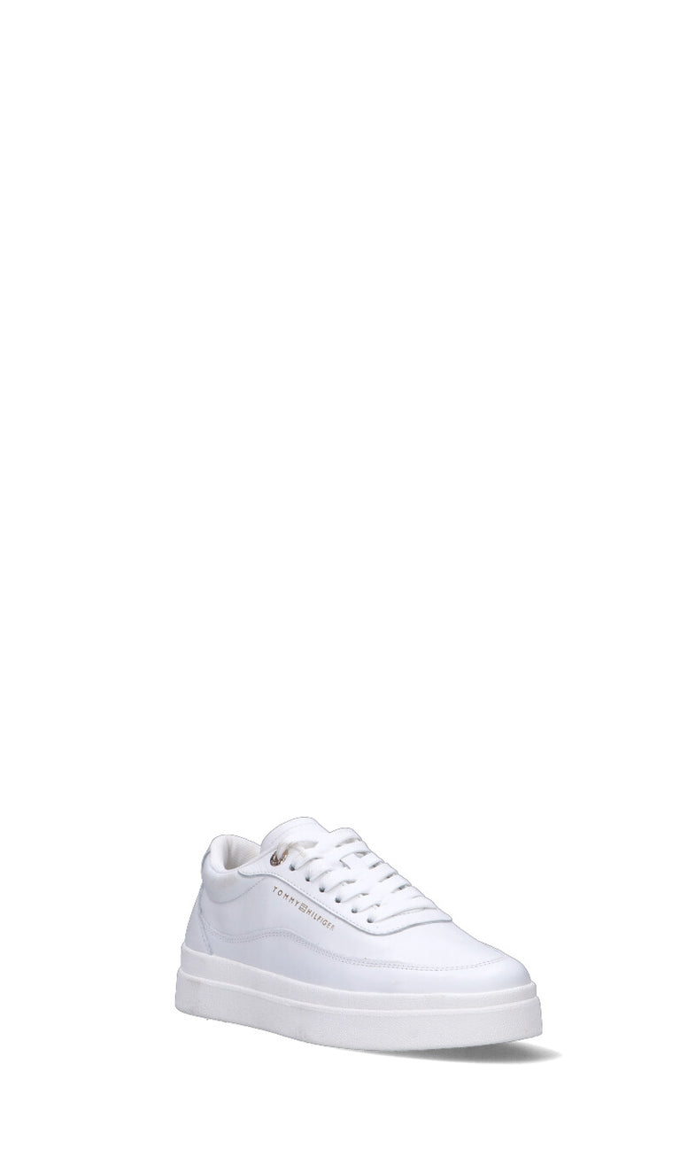 TOMMY HILFIGER Sneaker donna bianca in pelle