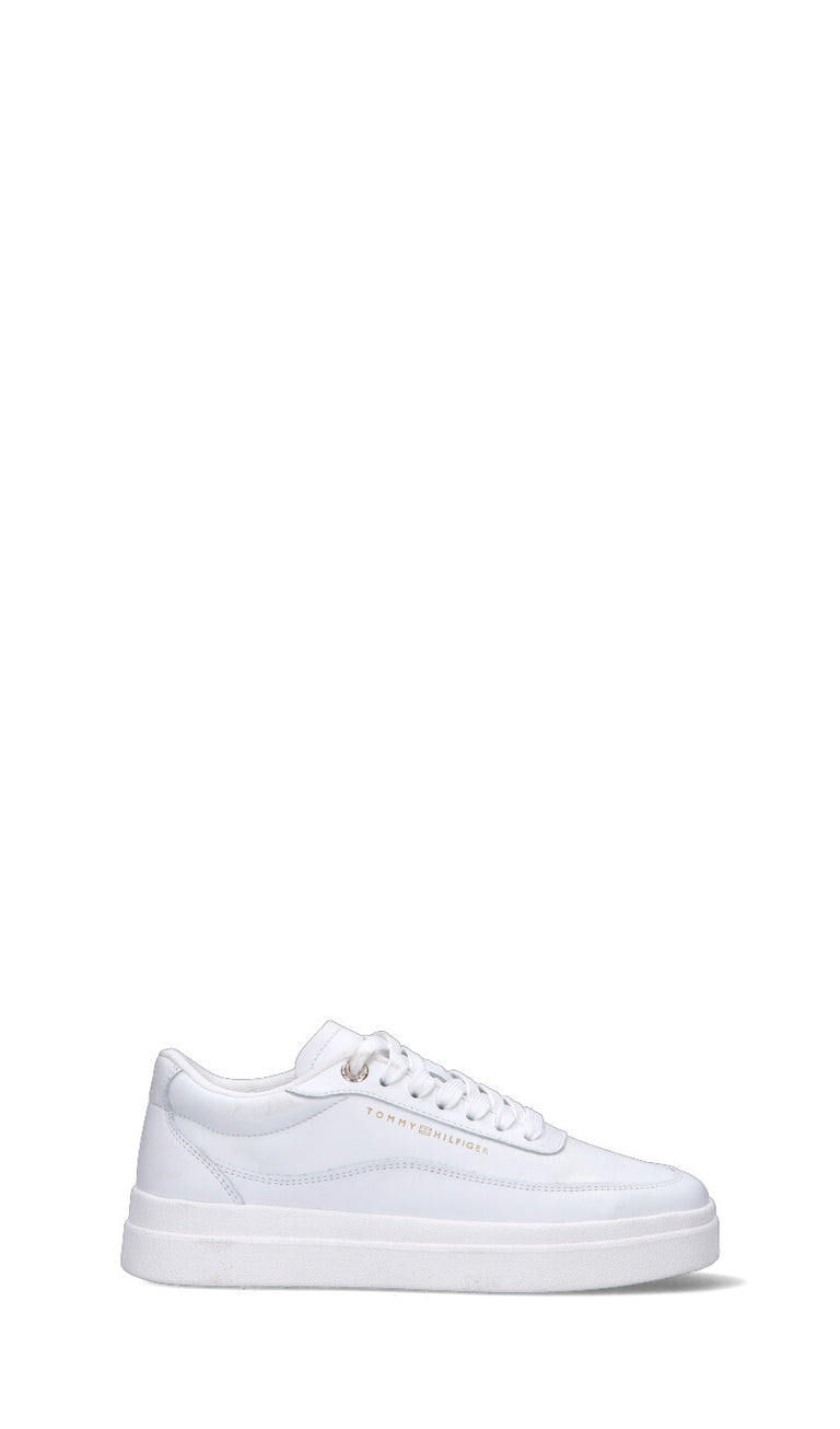 TOMMY HILFIGER Sneaker donna bianca in pelle