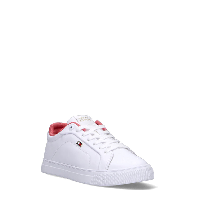 TOMMY HILFIGER Sneaker donna bianca in pelle