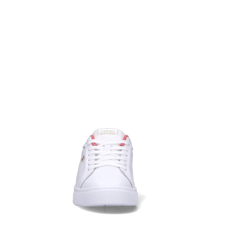 TOMMY HILFIGER Sneaker donna bianca in pelle
