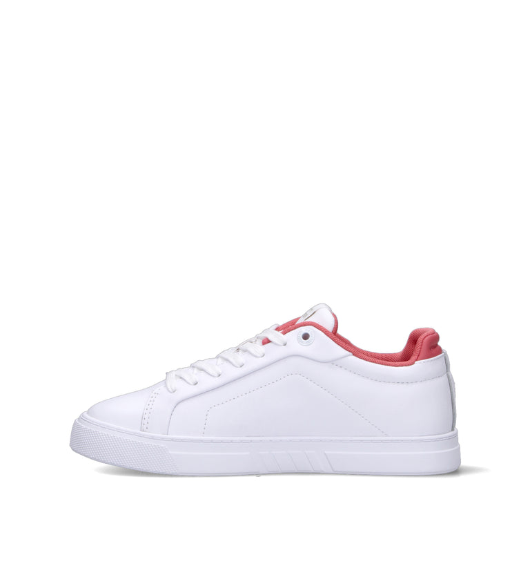 TOMMY HILFIGER Sneaker donna bianca in pelle