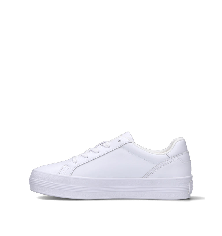 TOMMY HILFIGER Sneaker donna bianca in pelle