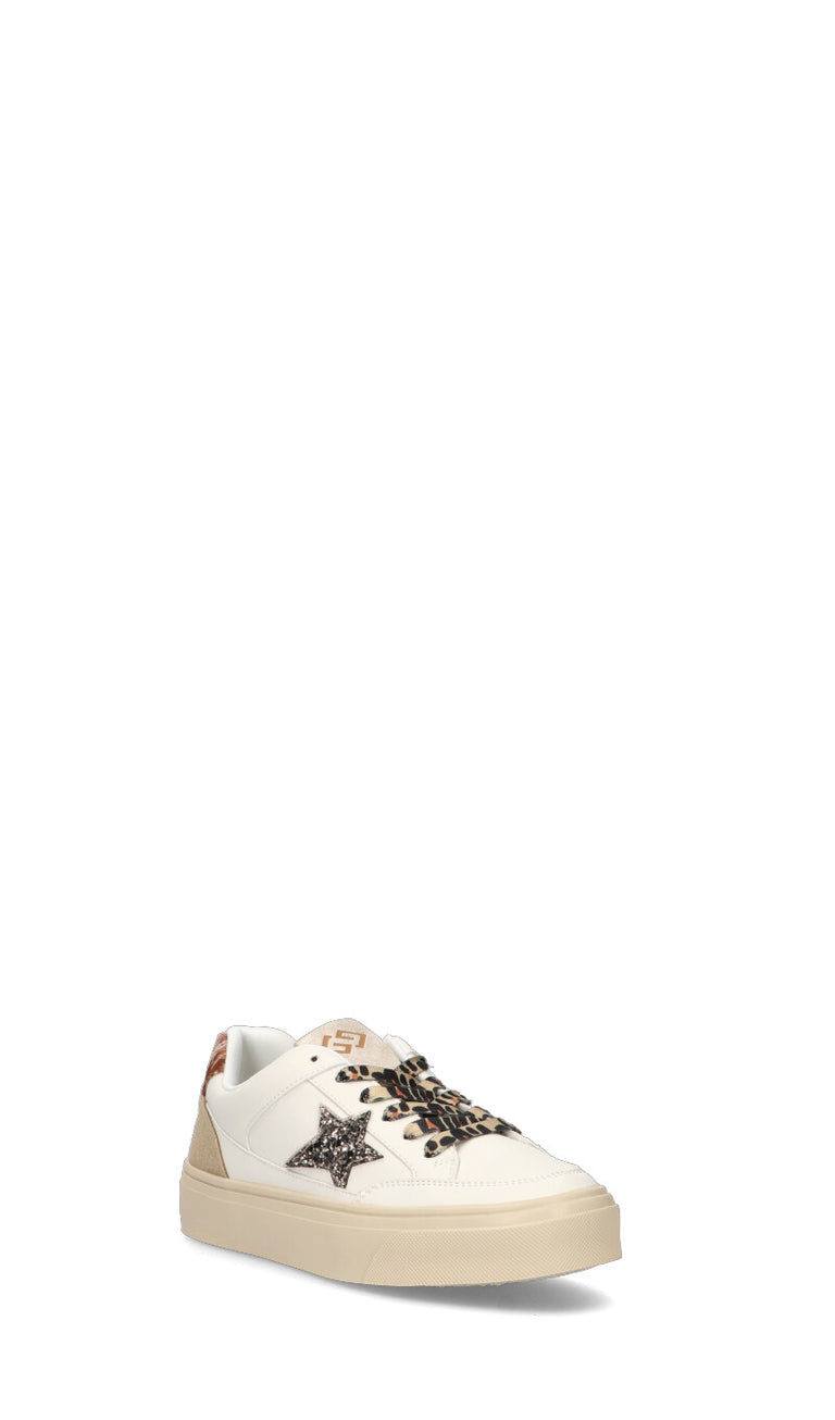 CATCH JUICE Sneaker donna beige in pelle