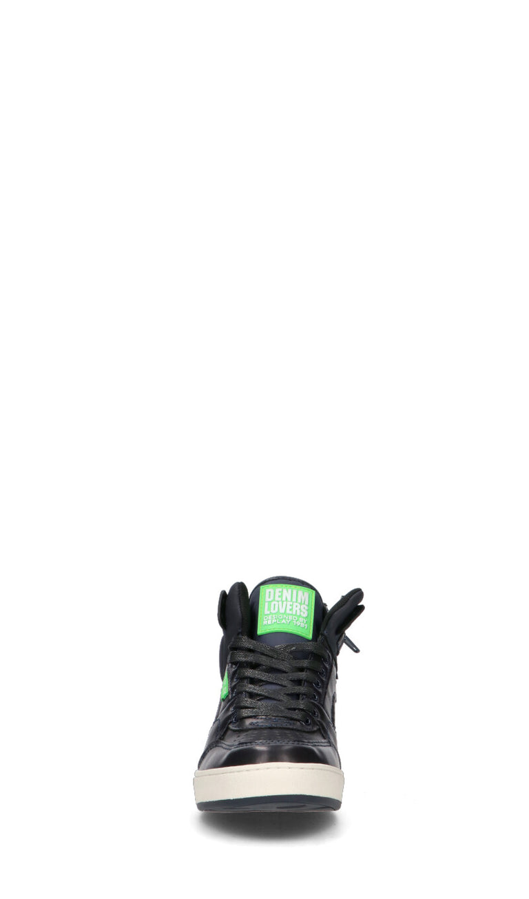 REPLAY Sneaker ragazzo nera/verde