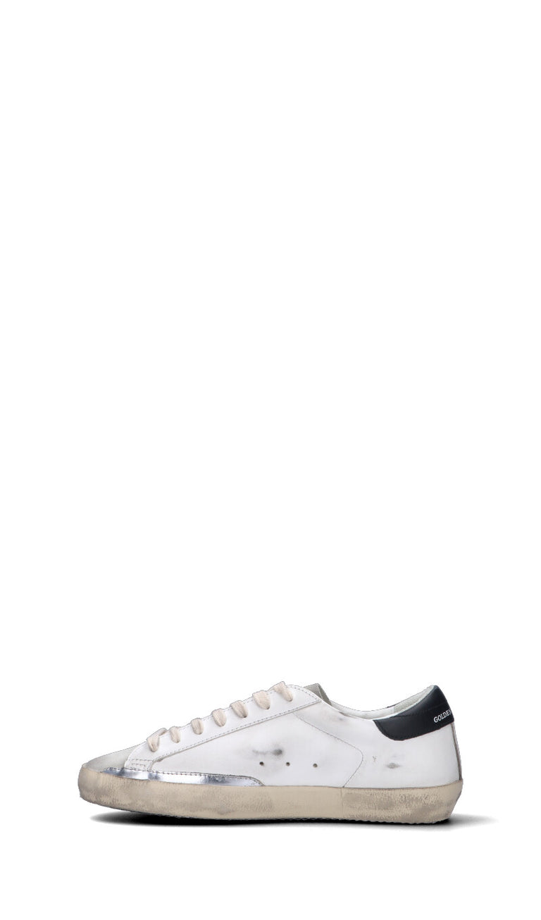 GOLDEN GOOSE SUPER-STAR SKATE Sneaker uomo bianca/nera in pelle
