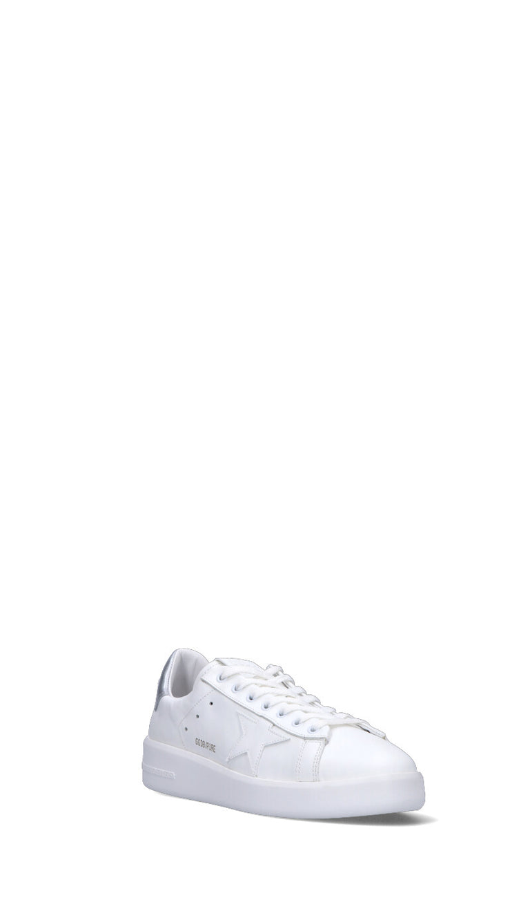 GOLDEN GOOSE PURE NEW Sneaker uomo bianca/argento in pelle