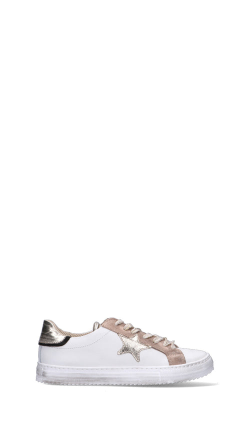 OTTANT8,6 Sneaker donna bianca/oro/rosa in pelle