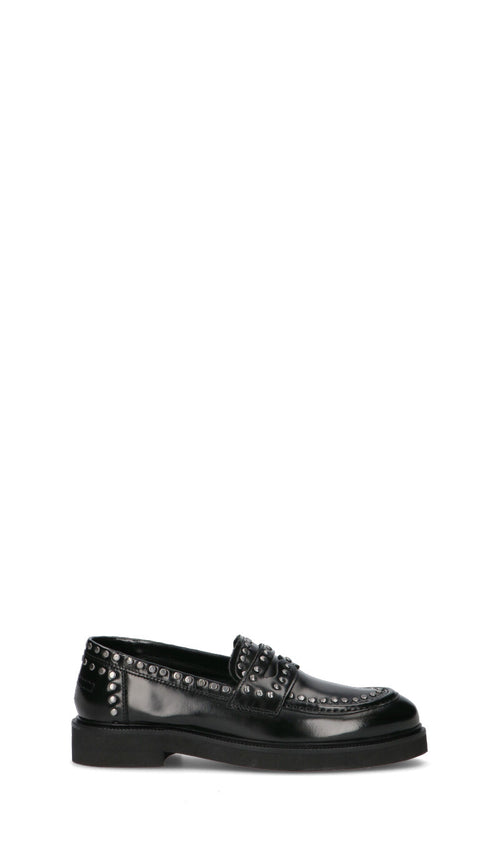 GRAFIA Mocassino donna nero in pelle