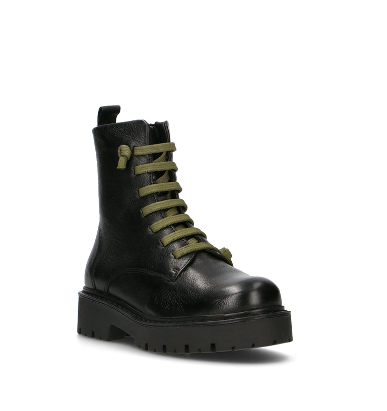 GRAFIA Anfibio donna nero in pelle