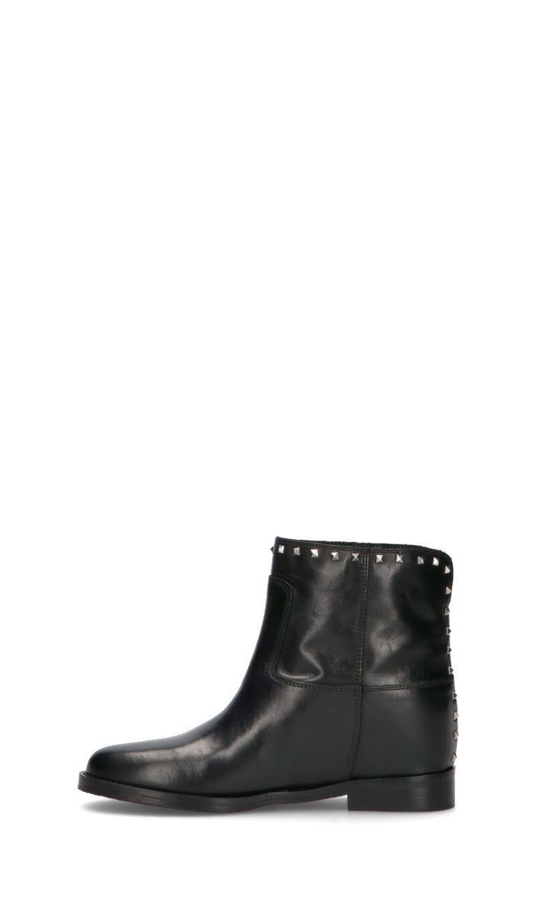 PHIL MELVIS Stivale donna nero in pelle