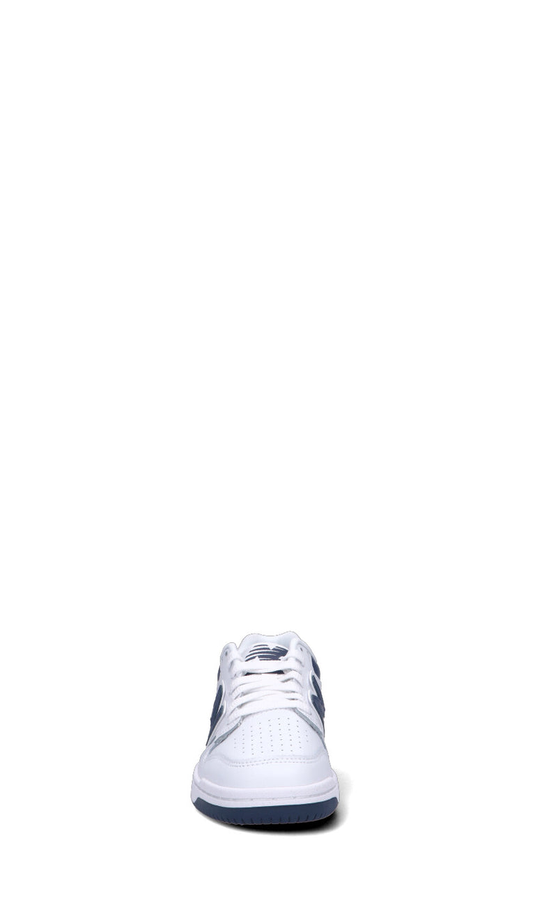 NEW BALANCE 480 Sneaker ragazzo bianca e blu in pelle