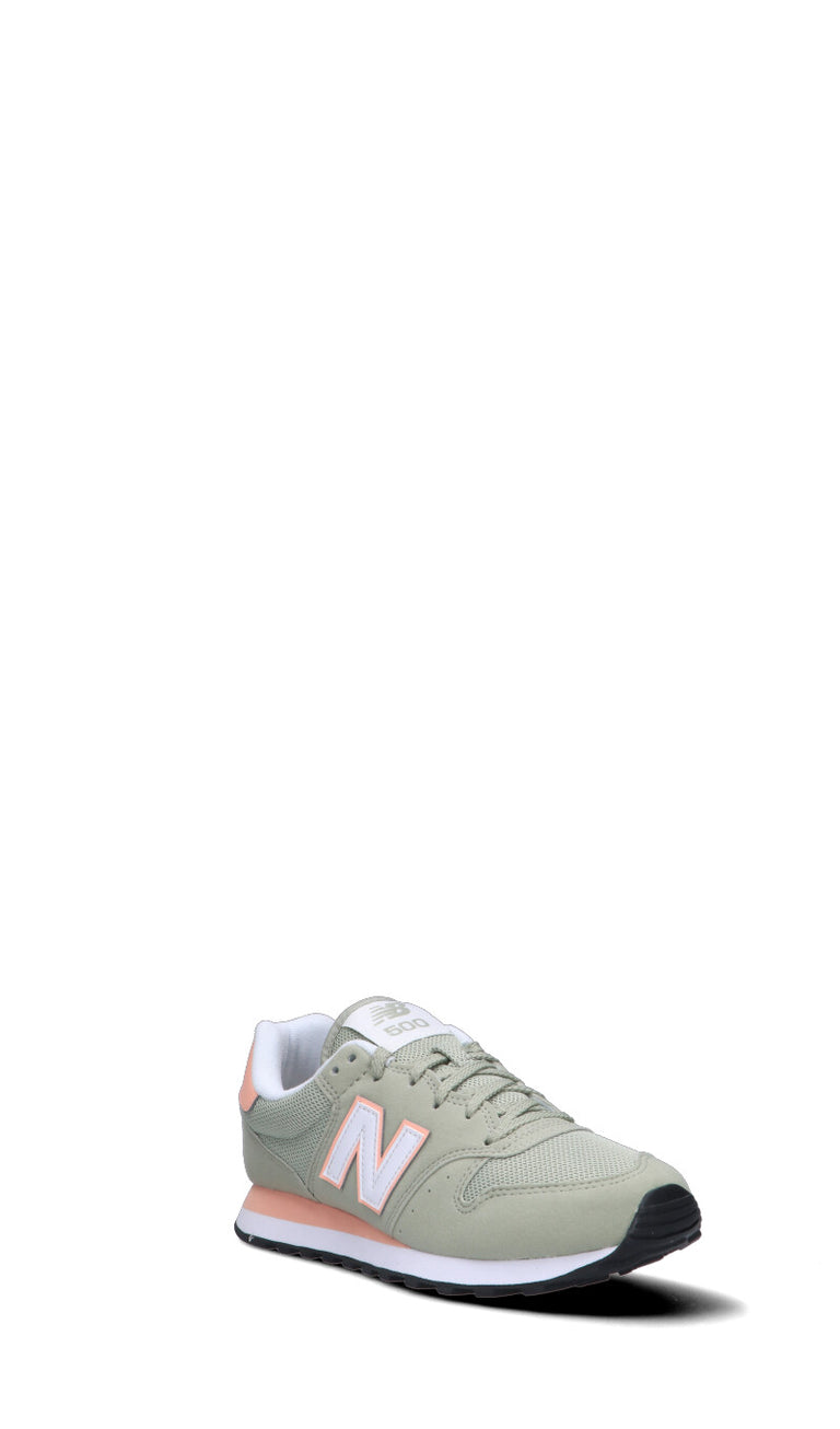 NEW BALANCE Sneaker donna verde/salmone