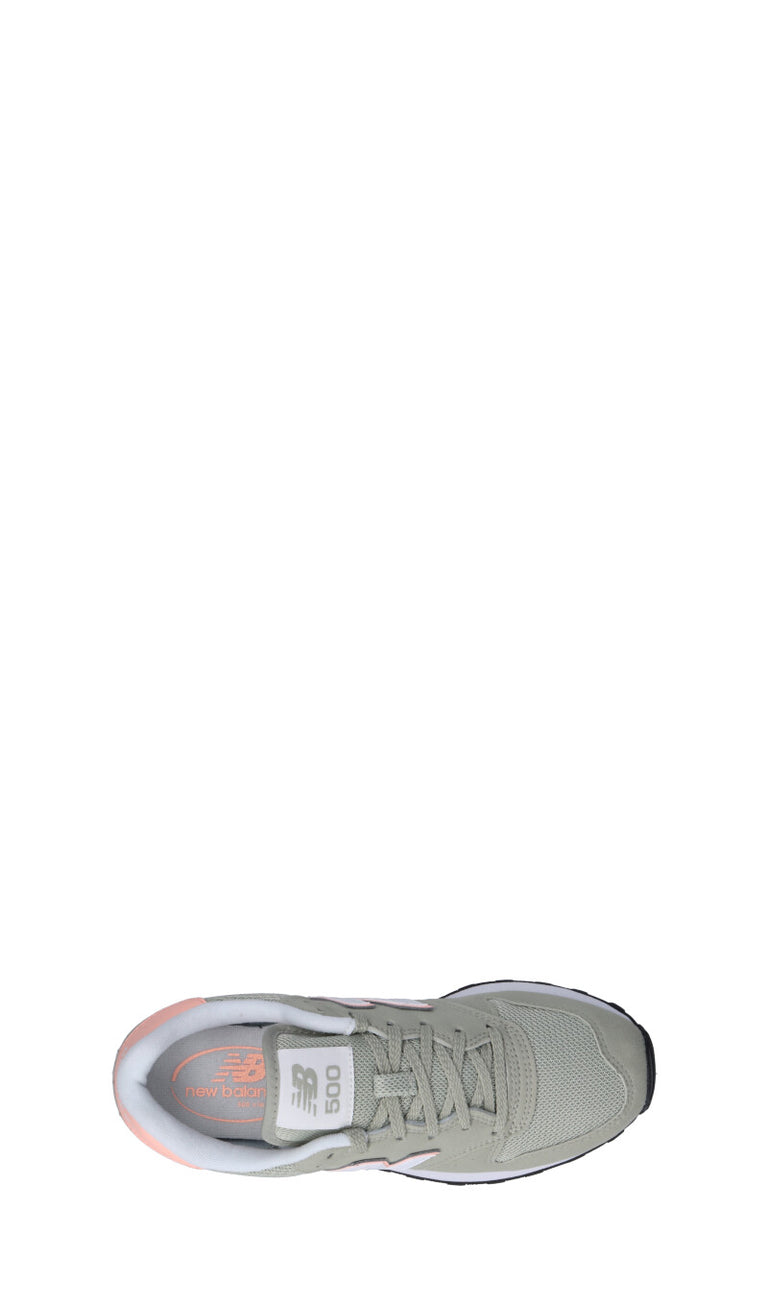NEW BALANCE Sneaker donna verde/salmone