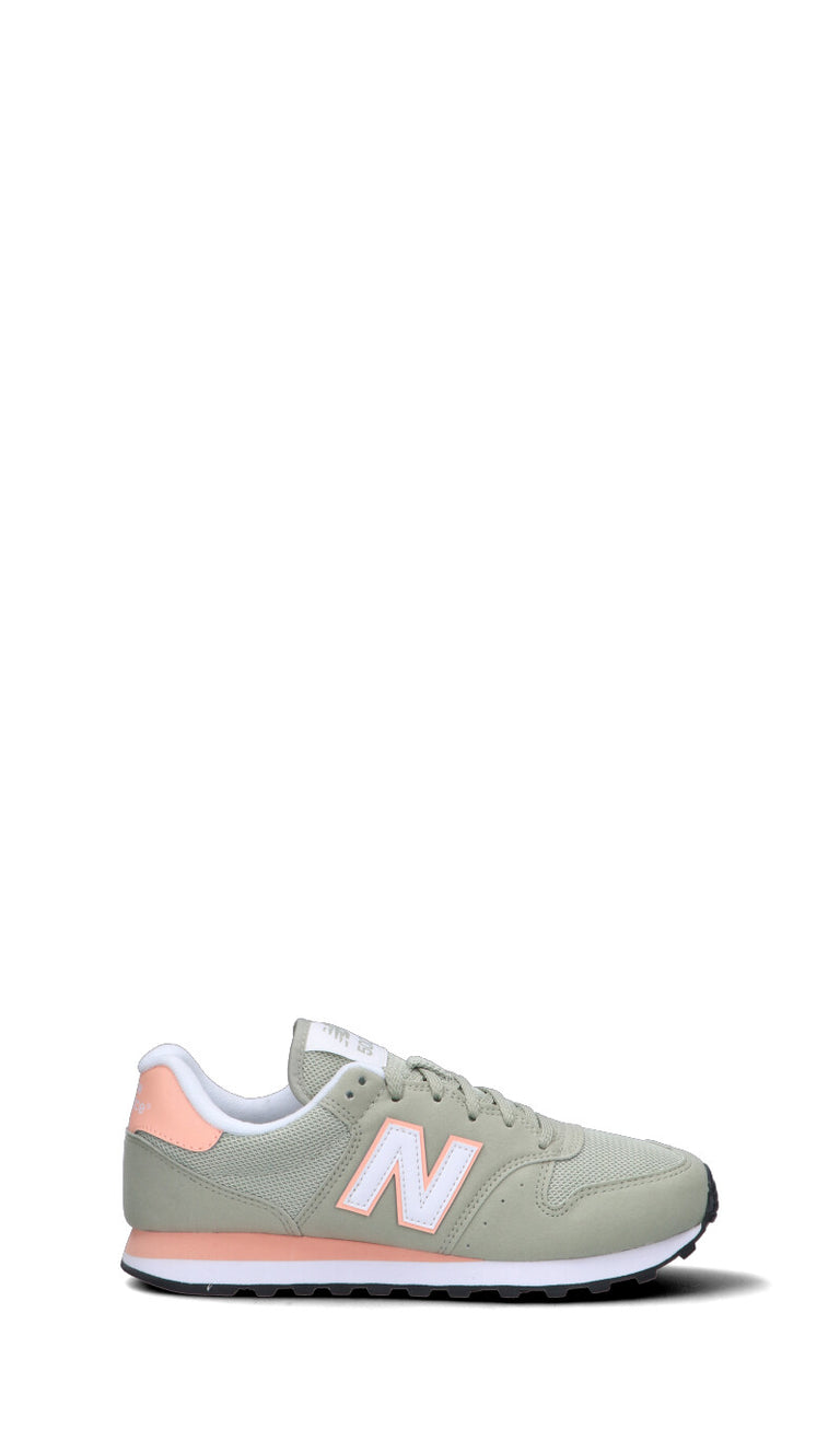 NEW BALANCE Sneaker donna verde/salmone