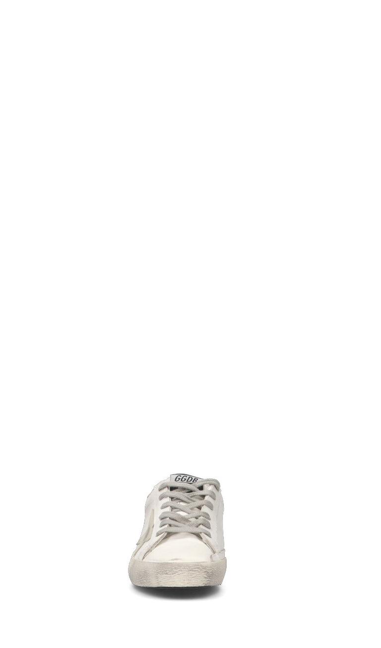 GOLDEN GOOSE - SUPERSTAR Sneaker donna bianca/argento in pelle