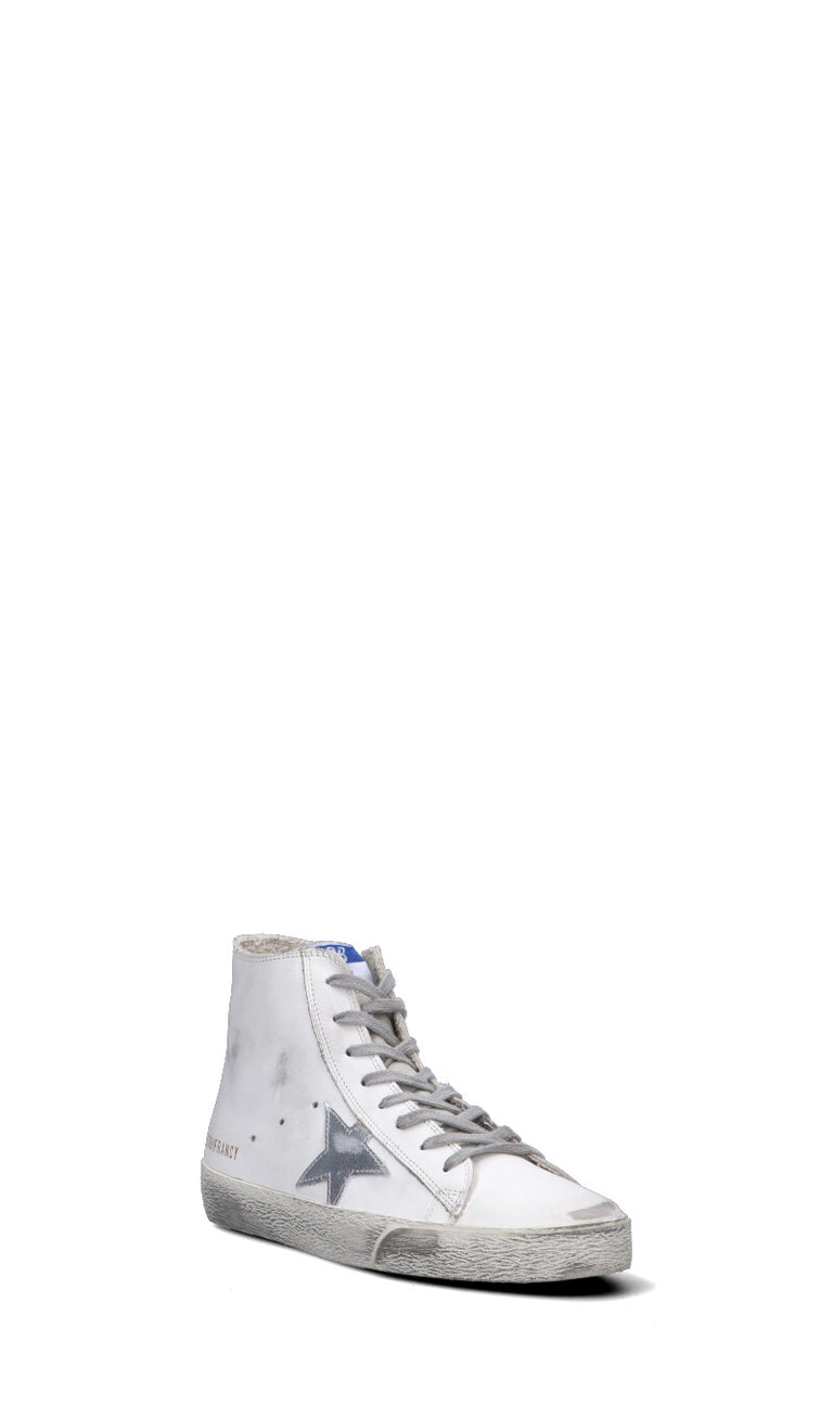 GOLDEN GOOSE FRANCY CLASSIC Sneaker donna bianca/grigia in pelle