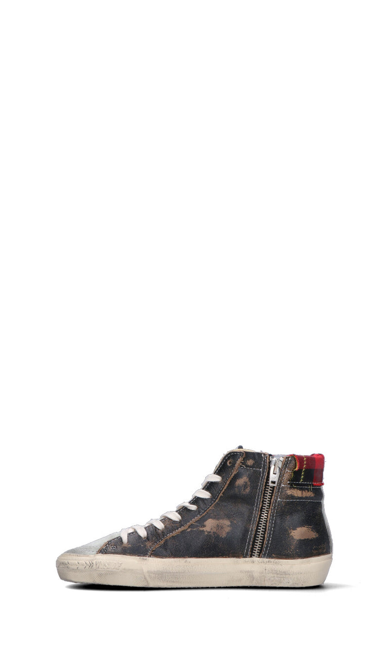 GOLDEN GOOSE SLIDE CLASSIC Sneaker donna marrone/bianca in suede