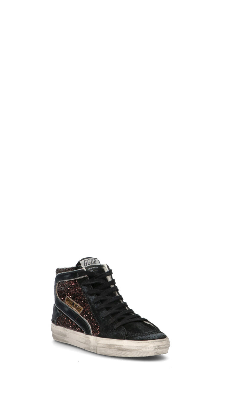 GOLDEN GOOSE SLIDE CLASSIC Sneaker donna nera in pelle