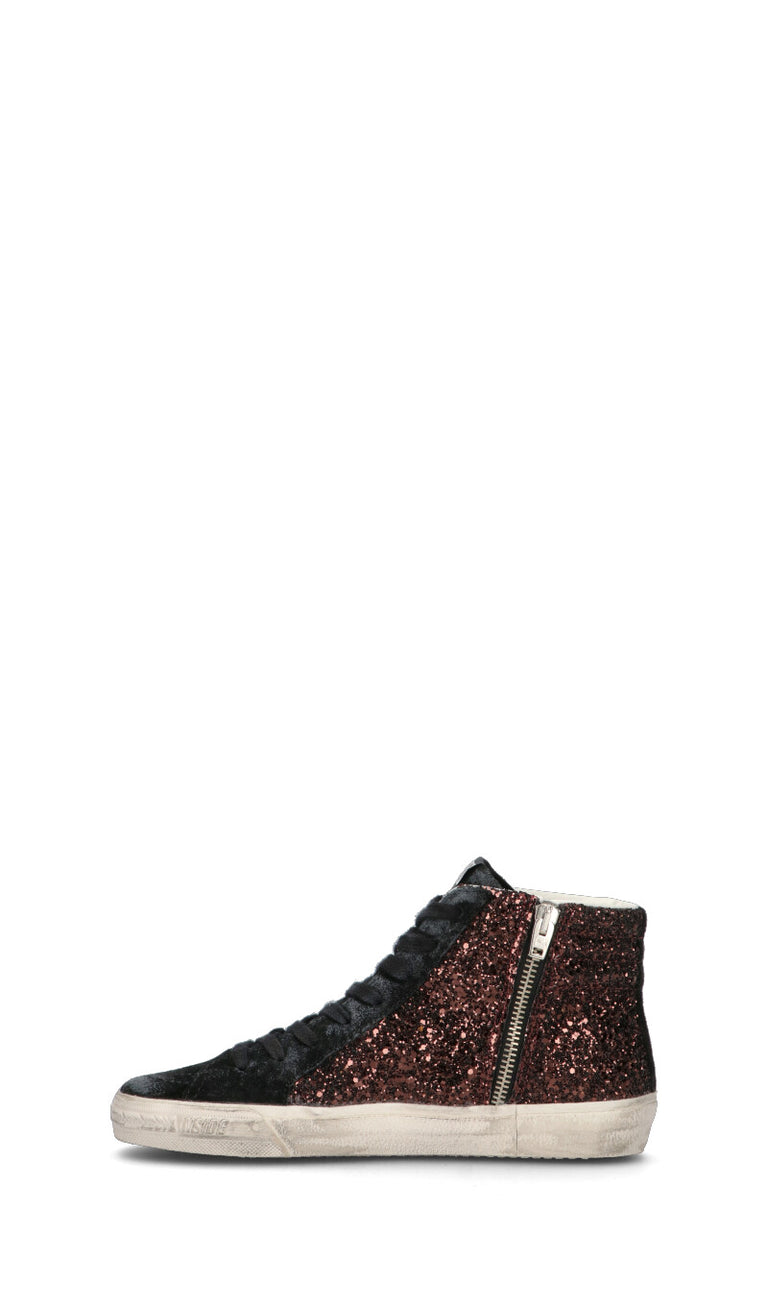 GOLDEN GOOSE SLIDE CLASSIC Sneaker donna nera in pelle