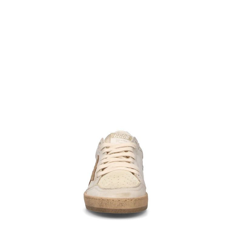 GOLDEN GOOSE BALL STAR Sneaker donna bianca in nabuk
