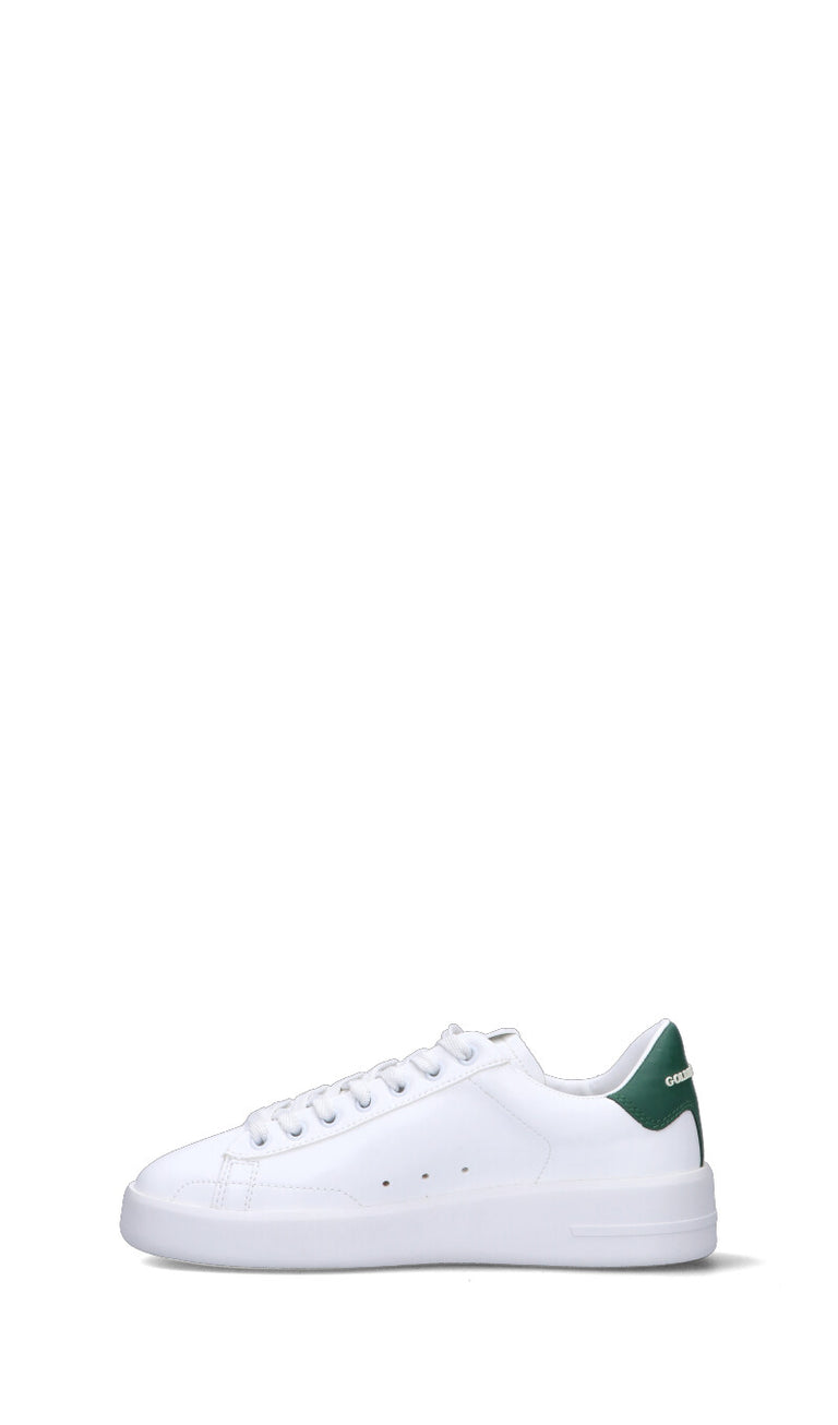 GOLDEN GOOSE PURE Sneaker donna bianca/verde in pelle