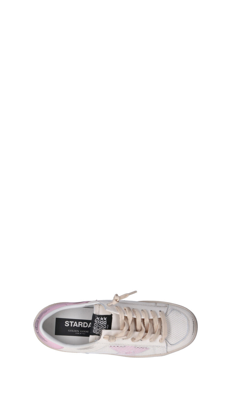 GOLDEN GOOSE STARDAN Sneaker donna bianca/rosa in pelle