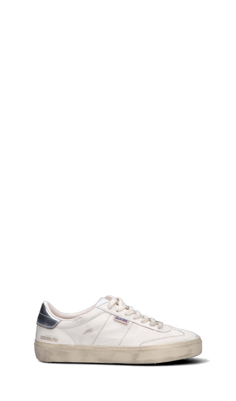 GOLDEN GOOSE - SOUL STAR Sneaker donna bianca/argento in pelle