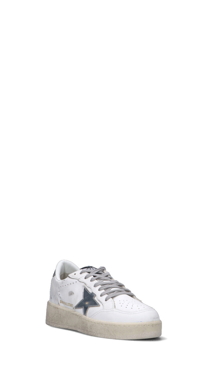 GOLDEN GOOSE - BALLSTAR 2 Sneaker donna bianca/argento in pelle