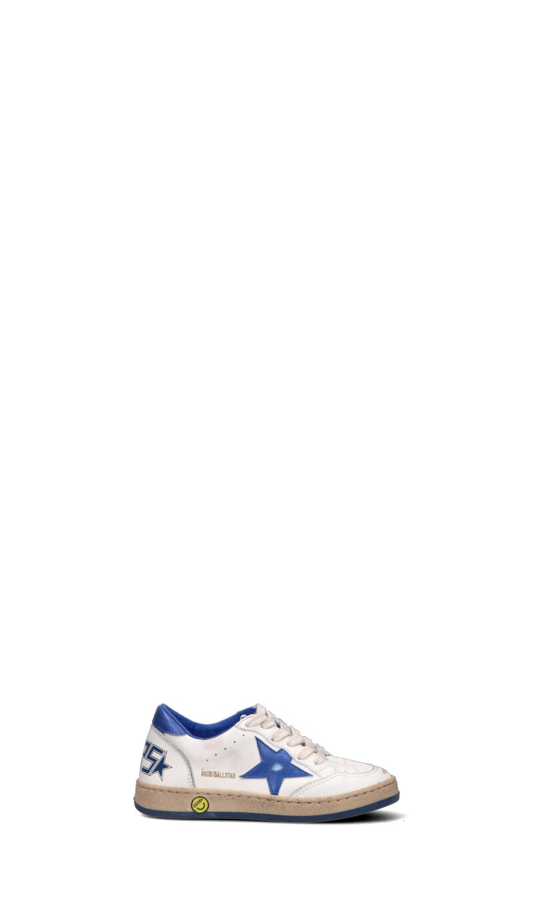GOLDEN GOOSE BALL STAR NEW Sneaker bimbo bianca/blu in pelle