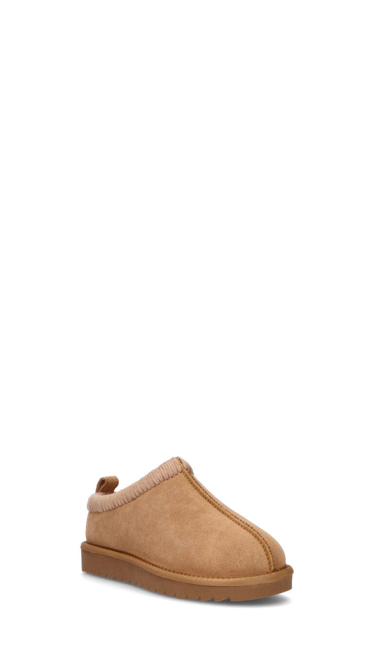 COLORS OF CALIFORNIA Stivaletto pelo donna tan in suede