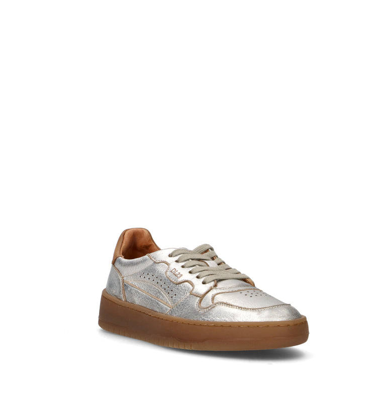 LEMARGO Sneaker donna argento in pelle