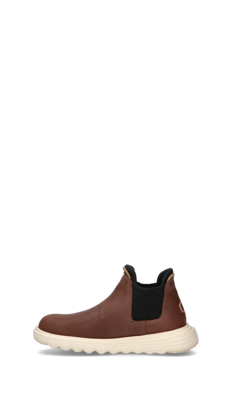 HEY DUDE Beatles donna marrone in pelle