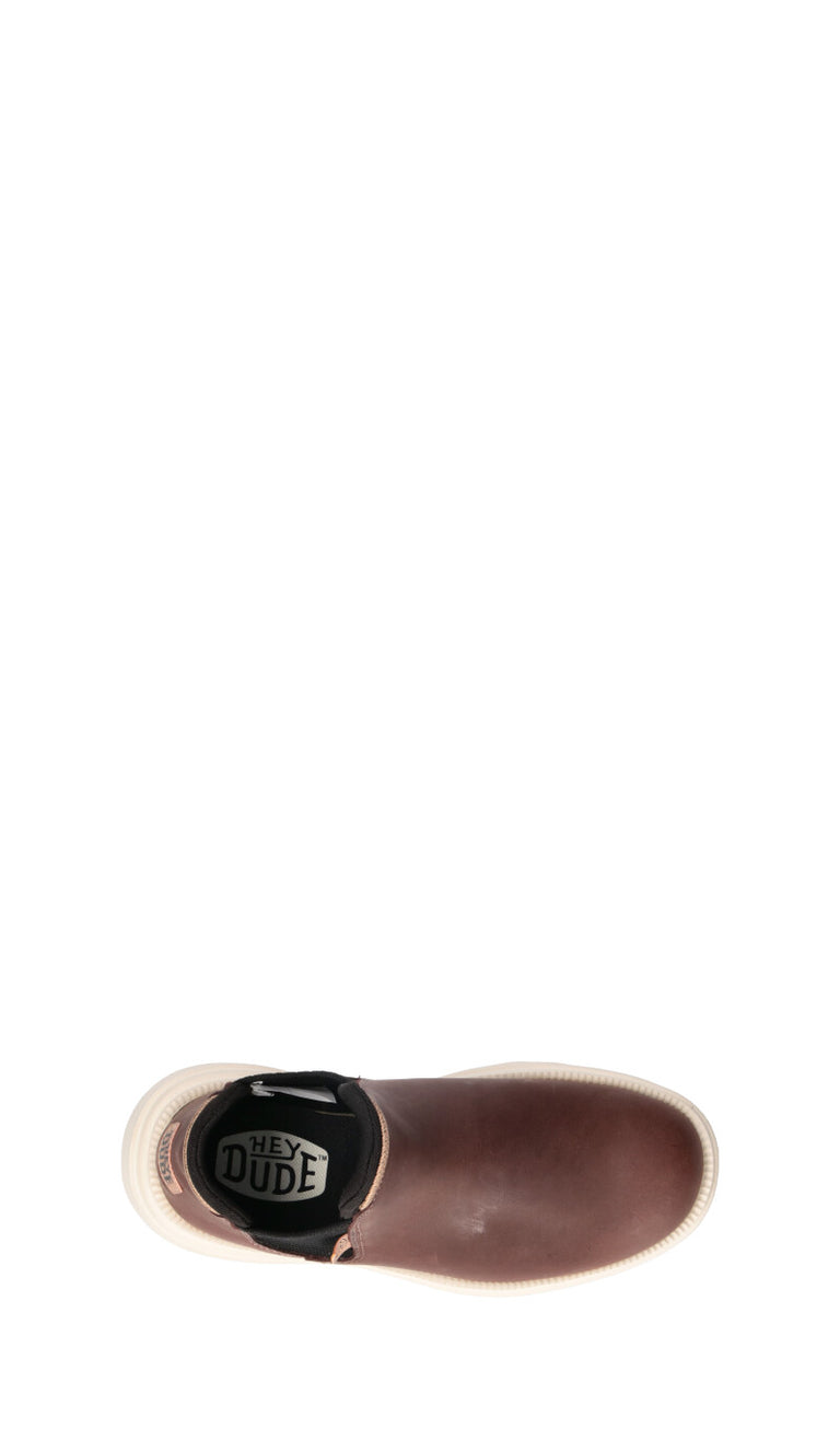 HEY DUDE Beatles donna marrone in pelle