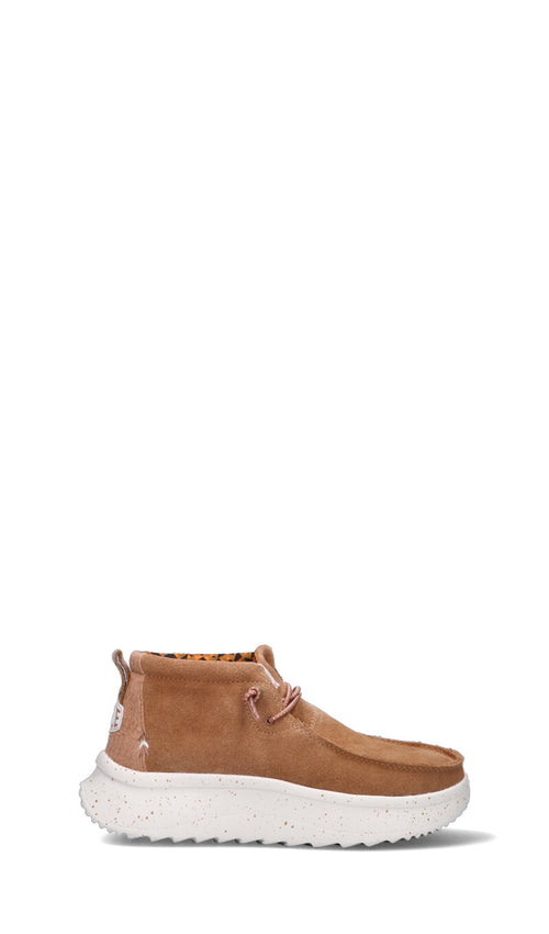 HEY DUDE Polacco donna chestnut in suede