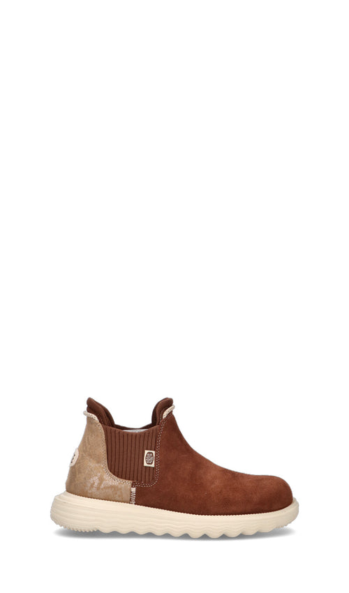 HEY DUDE Beatles donna marrone in suede