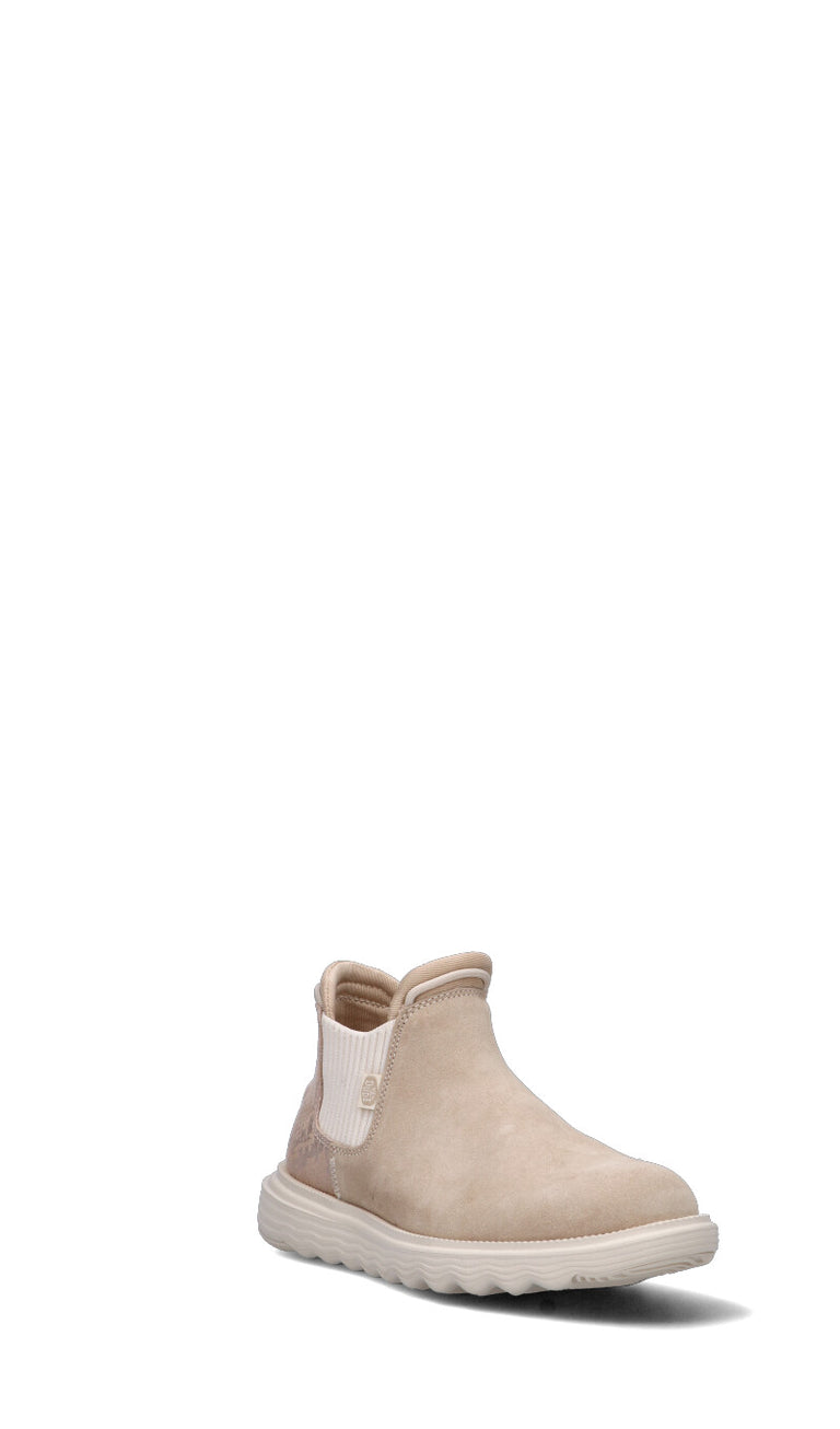 HEY DUDE Beatles donna sabbia in suede