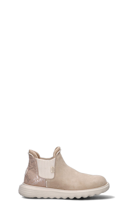 HEY DUDE Beatles donna sabbia in suede