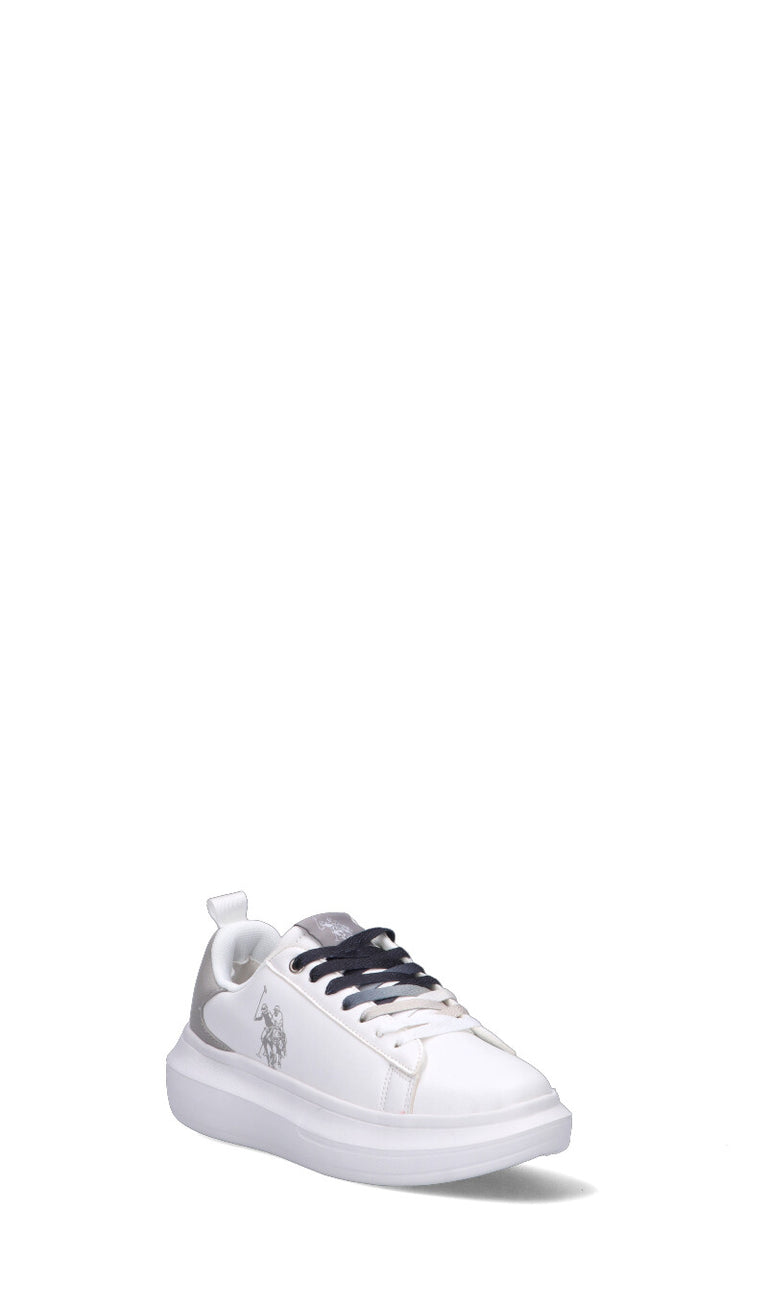 U.S. POLO ASSN. Sneaker donna bianca/argento
