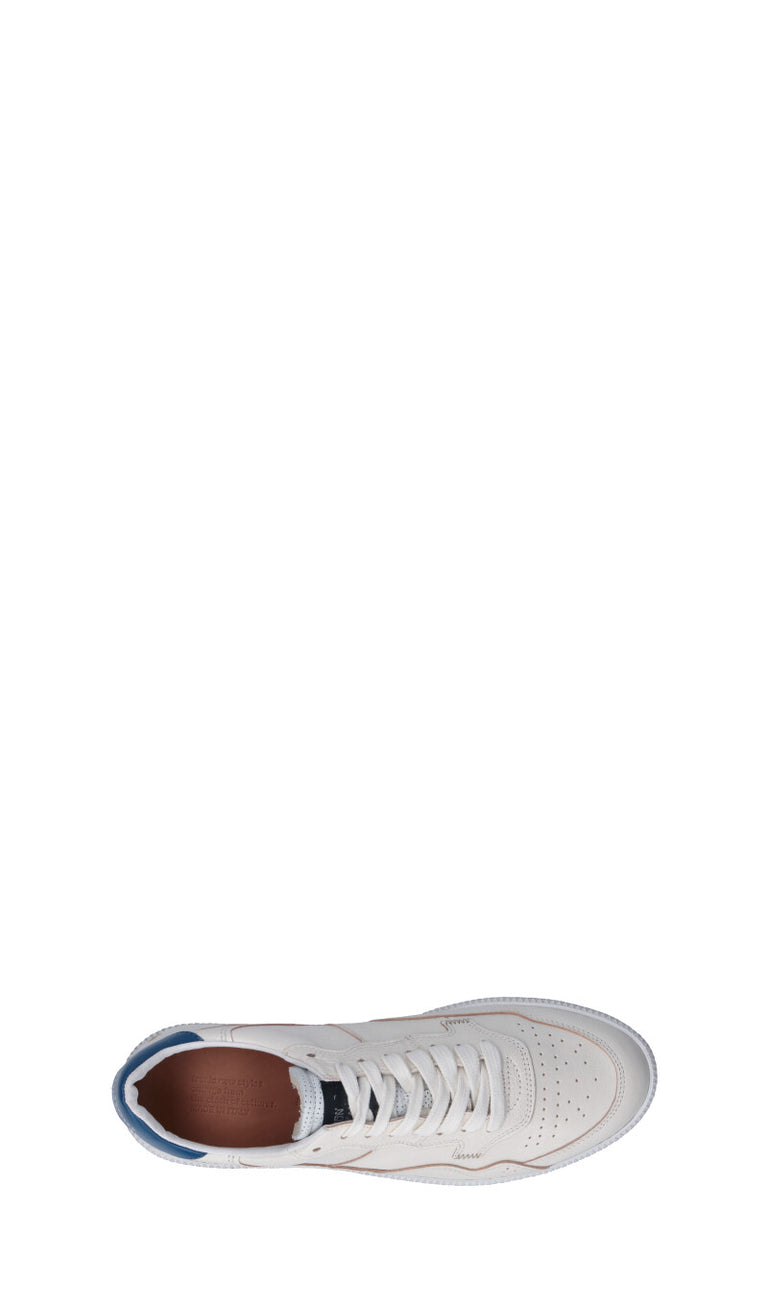 HIDNANDER Sneaker uomo bianca/blu in pelle