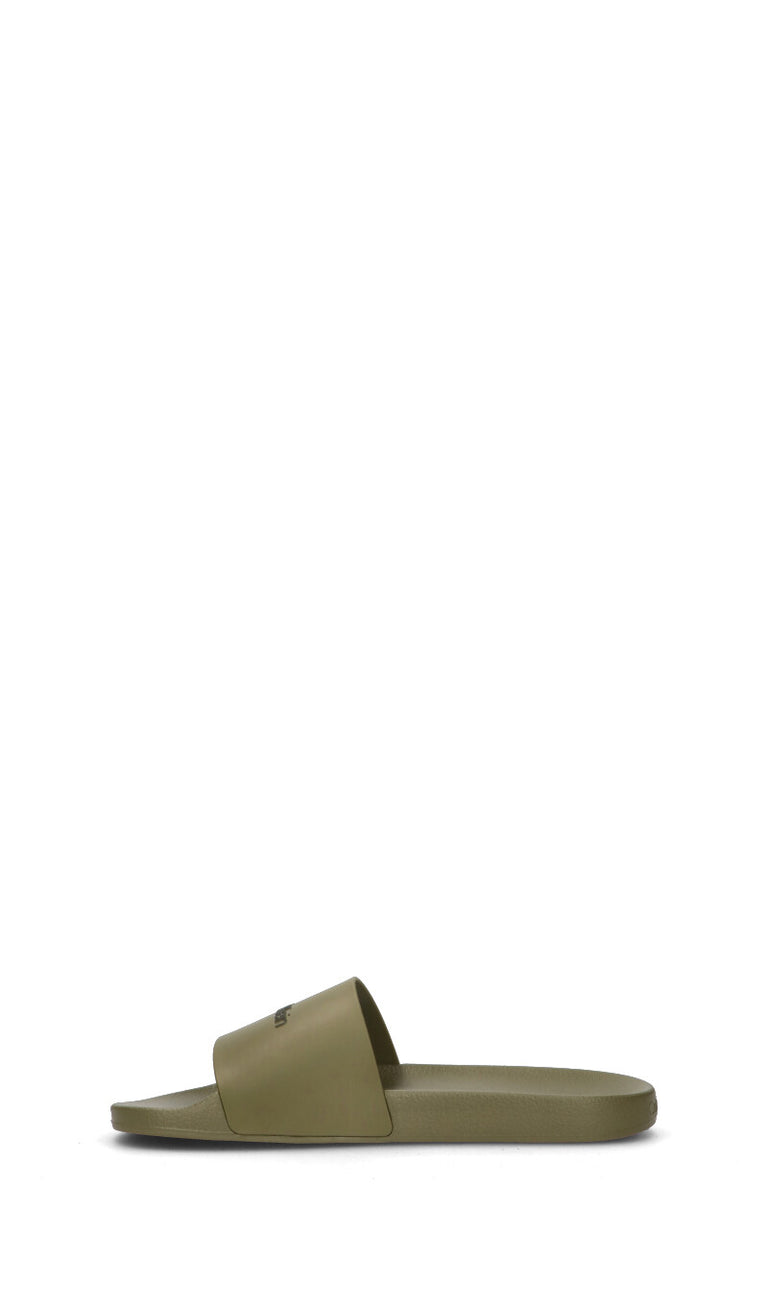 CALVIN KLEIN Ciabatta uomo verde militare