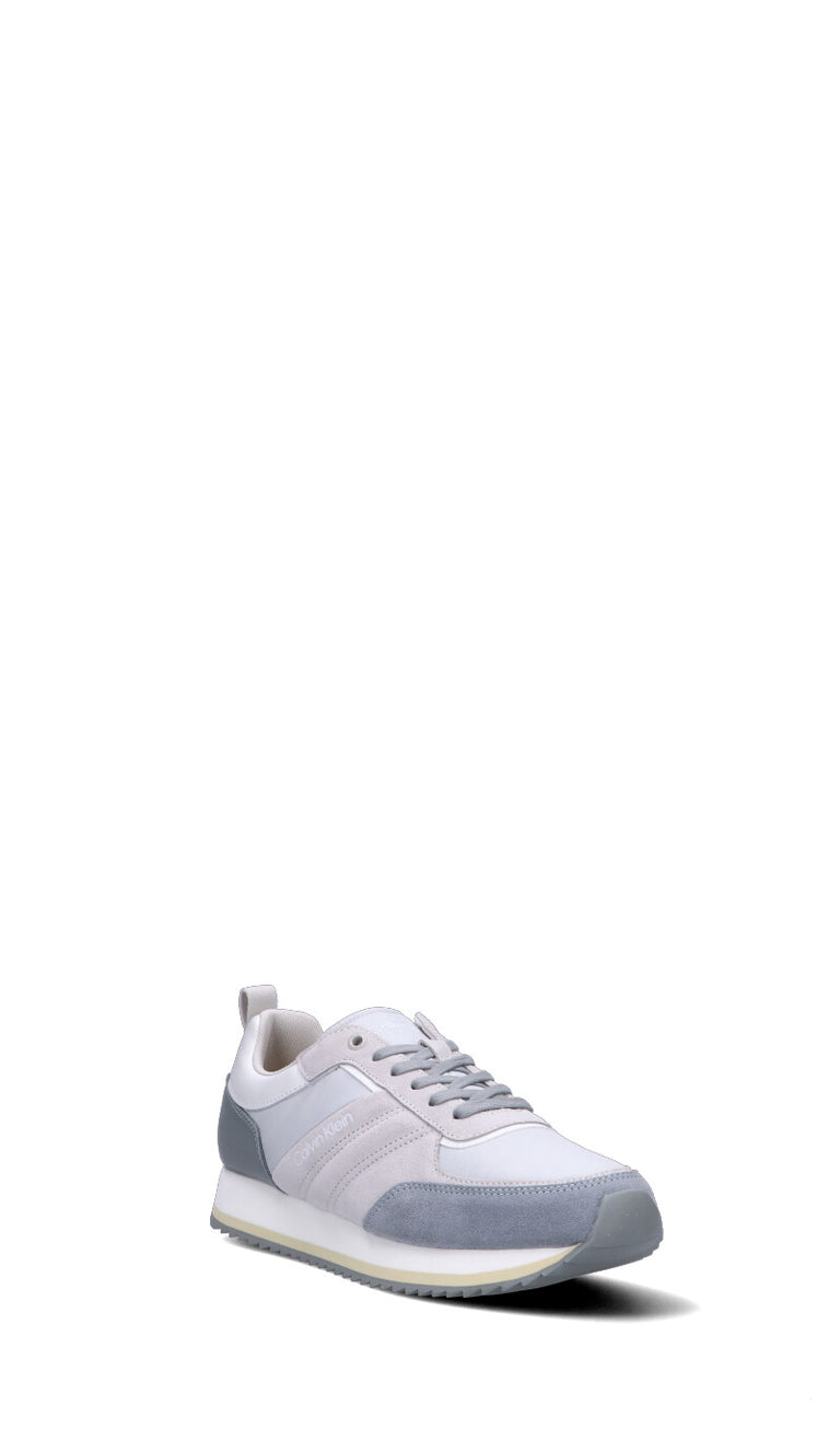 CALVIN KLEIN Sneaker uomo grigia in suede