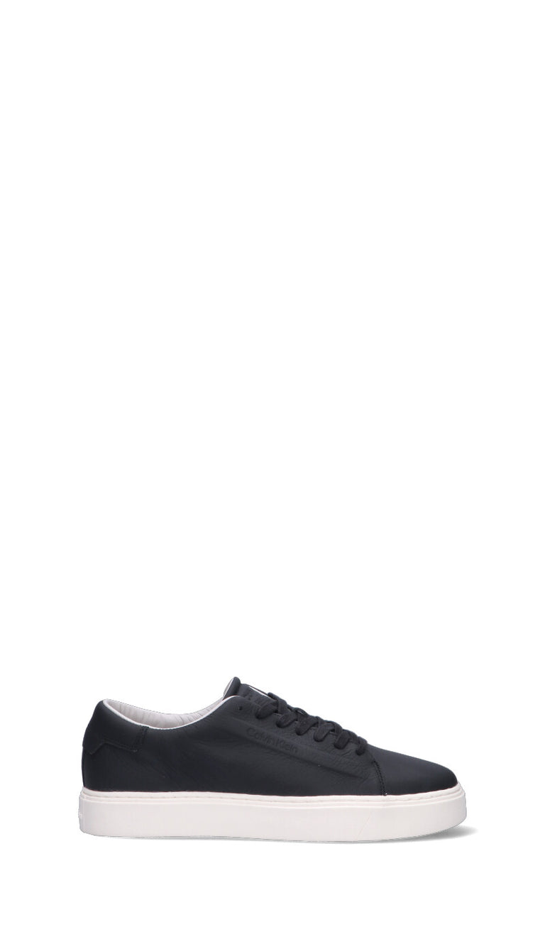 CALVIN KLEIN Sneaker uomo nera in pelle