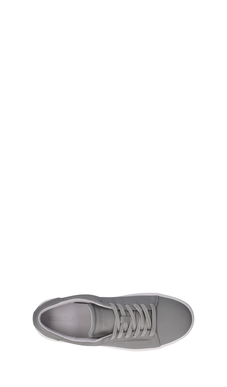 CALVIN KLEIN Sneaker uomo grigia in pelle